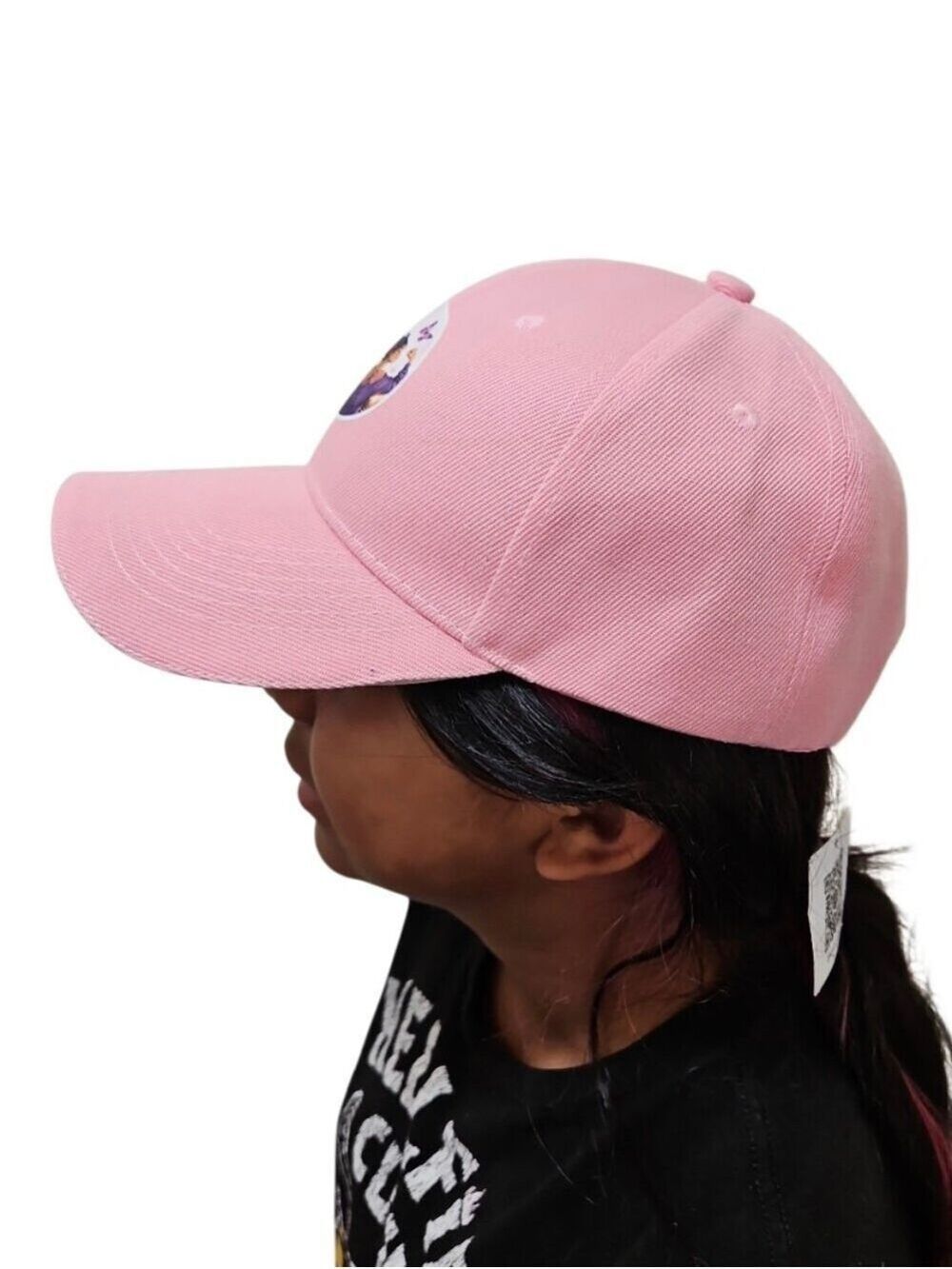 UPCYCLED OOAK Pink Cap Wearable Art Hat Strength Original Design Pain Awarness - Picture 8 of 17